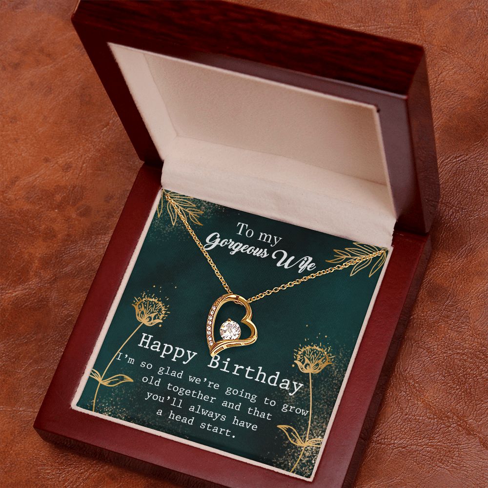 Forever Love Necklace for Women - Romantic Birthday & Anniversary Gift for Wife - Perfect for Valentine's Day, Wedding, or Special Occasions