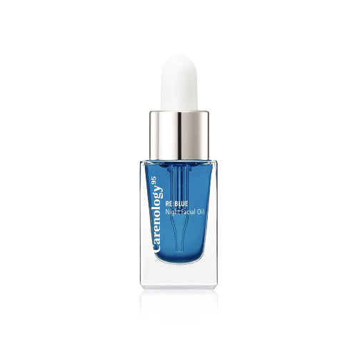 Carenology95 RE:BLUE Night Facial Oil 15ml/50ml - Hydrating Anti-Aging Face Oil for Dry Skin - Perfect for Nighttime Skincare Routine & Glowing Skin