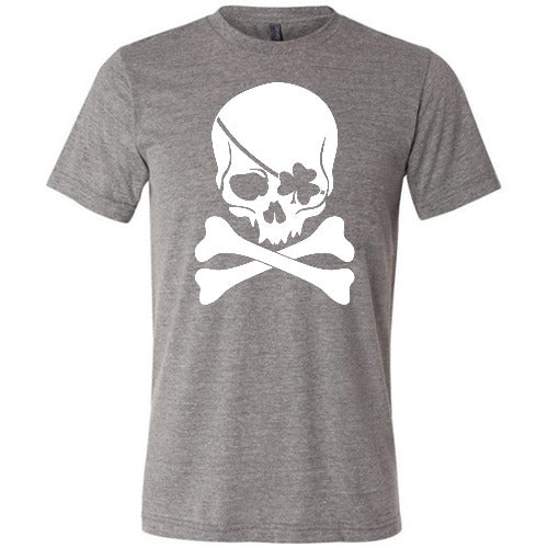 Shamrock Skull Graphic T-Shirt - Unisex Cotton Tee for St. Patrick's Day & Casual Wear | Irish Pride & Skull Lover Apparel