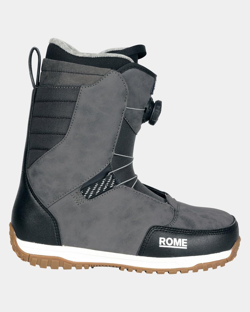 Rome Snowboards Men's Stomp BOA Snowboard Boots - Waterproof, Comfortable & Durable for All-Mountain Riding | Perfect for Freestyle, Park & Powder Snowboarding