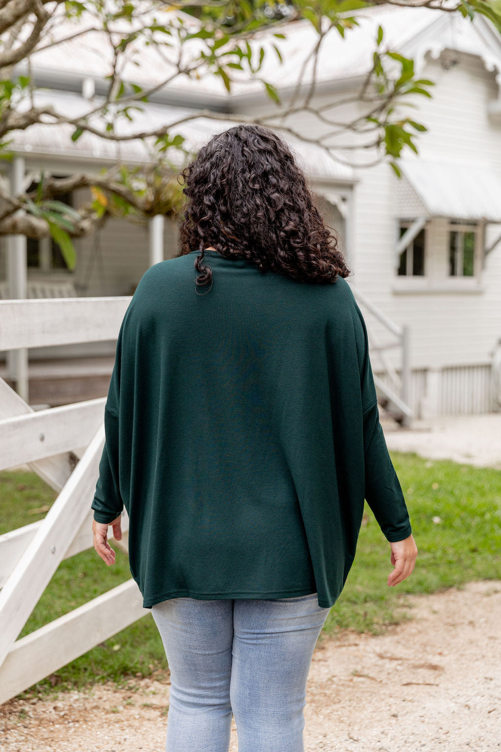 Stylish Harlow Knit Top in Forest Green - Soft & Comfortable Women's Casual Sweater for Everyday Wear | Perfect for Fall & Winter Outfits