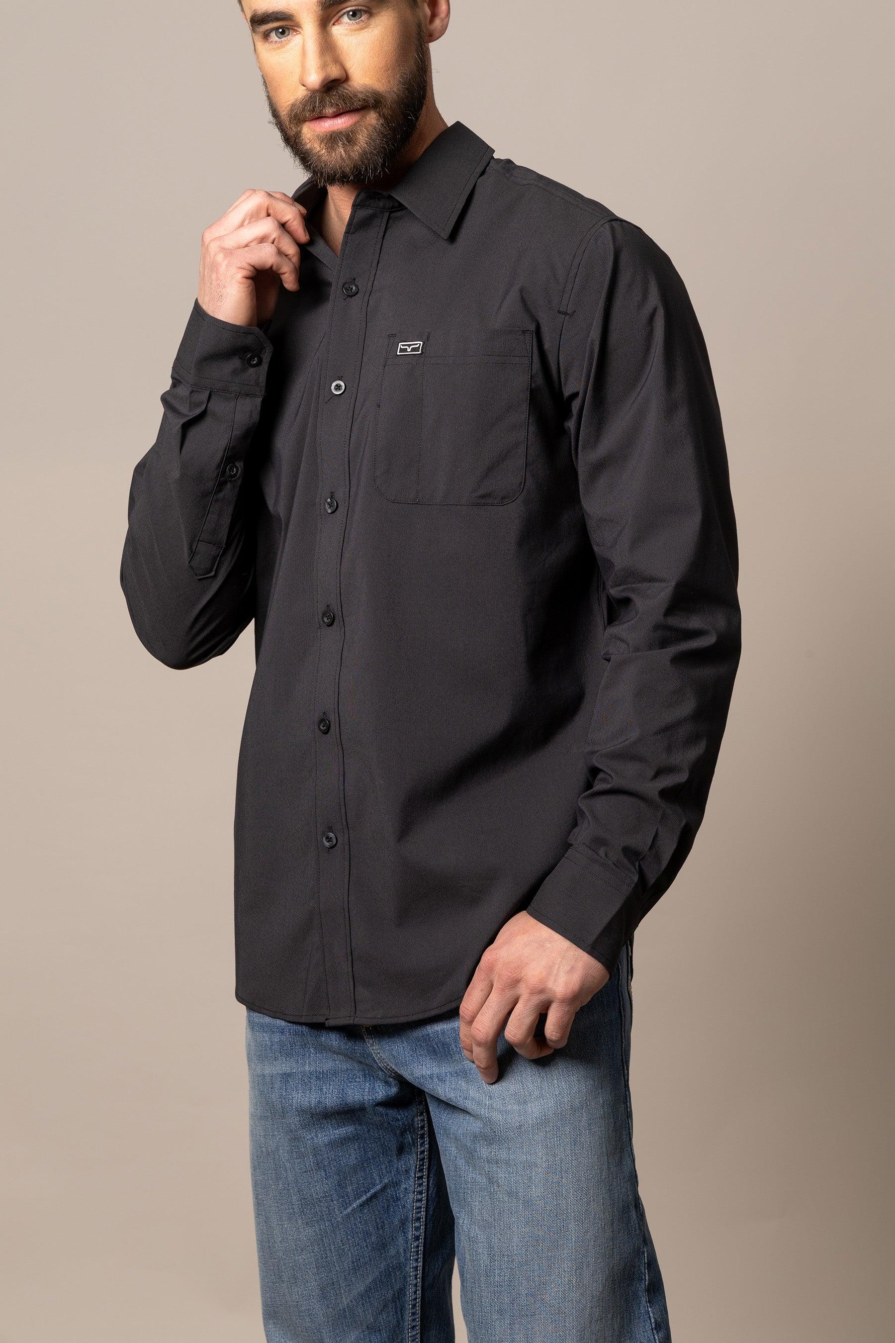 Premium Linville Long Sleeve Dress Shirt for Men - Classic Business Formal Shirt - Office, Interview & Special Occasion Wear