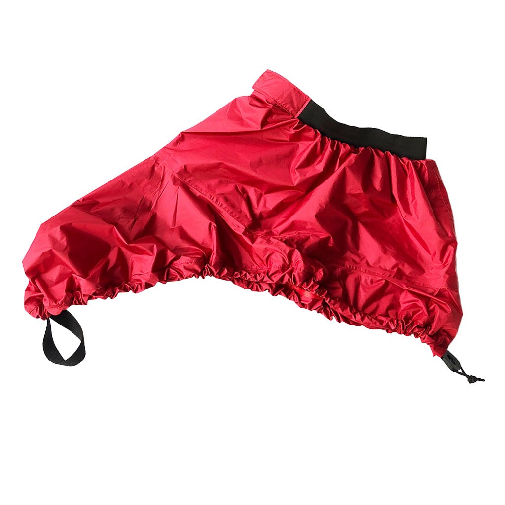 **Homyl Universal Adjustable Waterproof Kayak Spray Skirt - Durable Cockpit Cover for Most Kayaks (S-XL, Red) - Perfect for Kayaking, Canoeing & Water Sports**