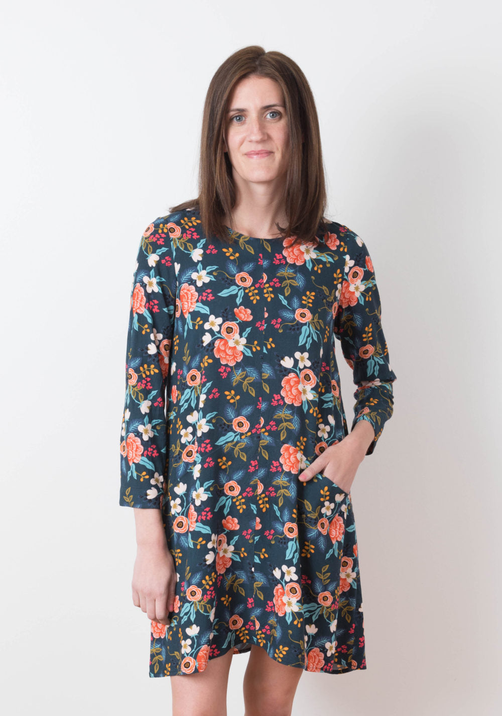 Grainline Studio Farrow Dress - Women's Sizes 0-18 | Flattering A-Line Fit for Casual Wear, Office & Special Occasions