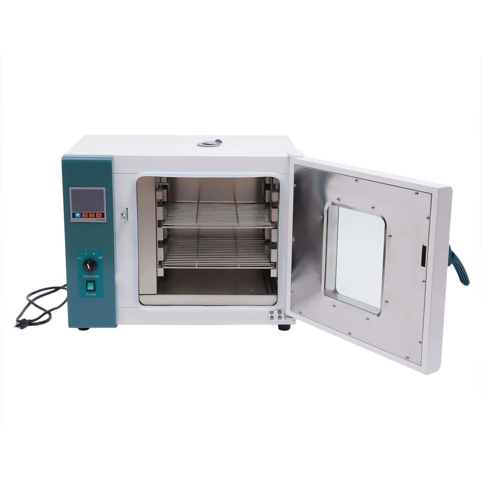Professional 110V 1000W Lab Industrial Digital Forced Air Convection Drying Oven - 12 Gallon Large Capacity Constant Temperature Blast Drying Box, Thermostatic Incubator for Mining Enterprises & Laboratories - Perfect for Sample Drying, Material Testing, and Industrial Processing