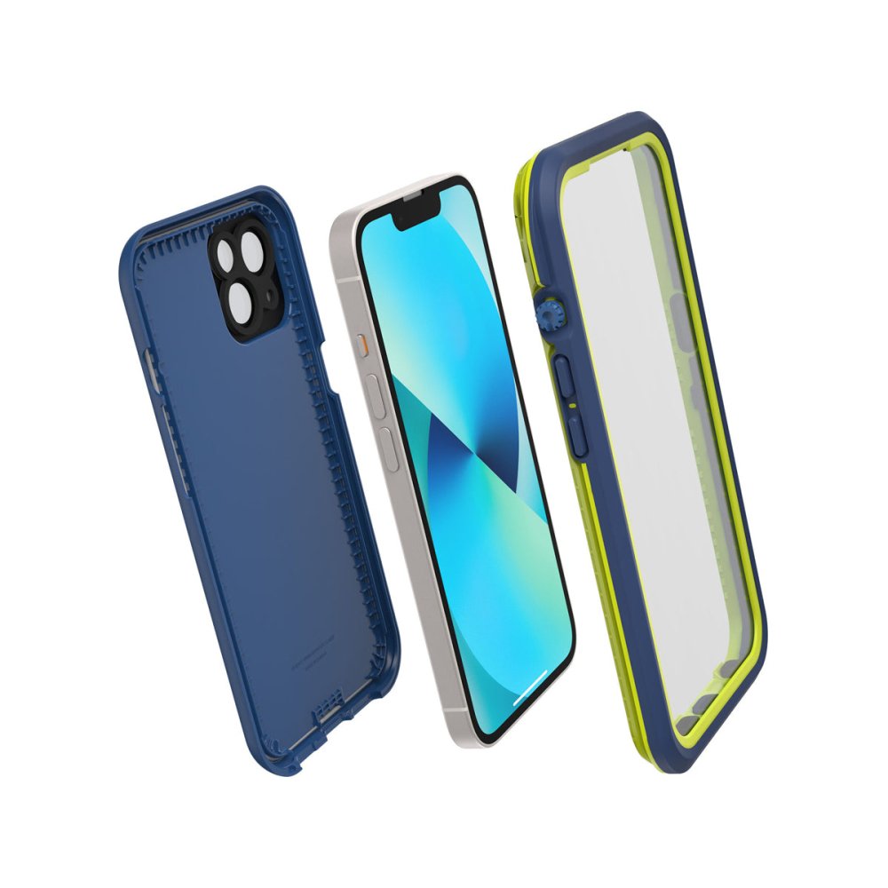 Otterbox Lifeproof Fre Waterproof Shockproof Case for iPhone 13 - Blue | Protective Phone Cover for Swimming, Hiking & Outdoor Activities