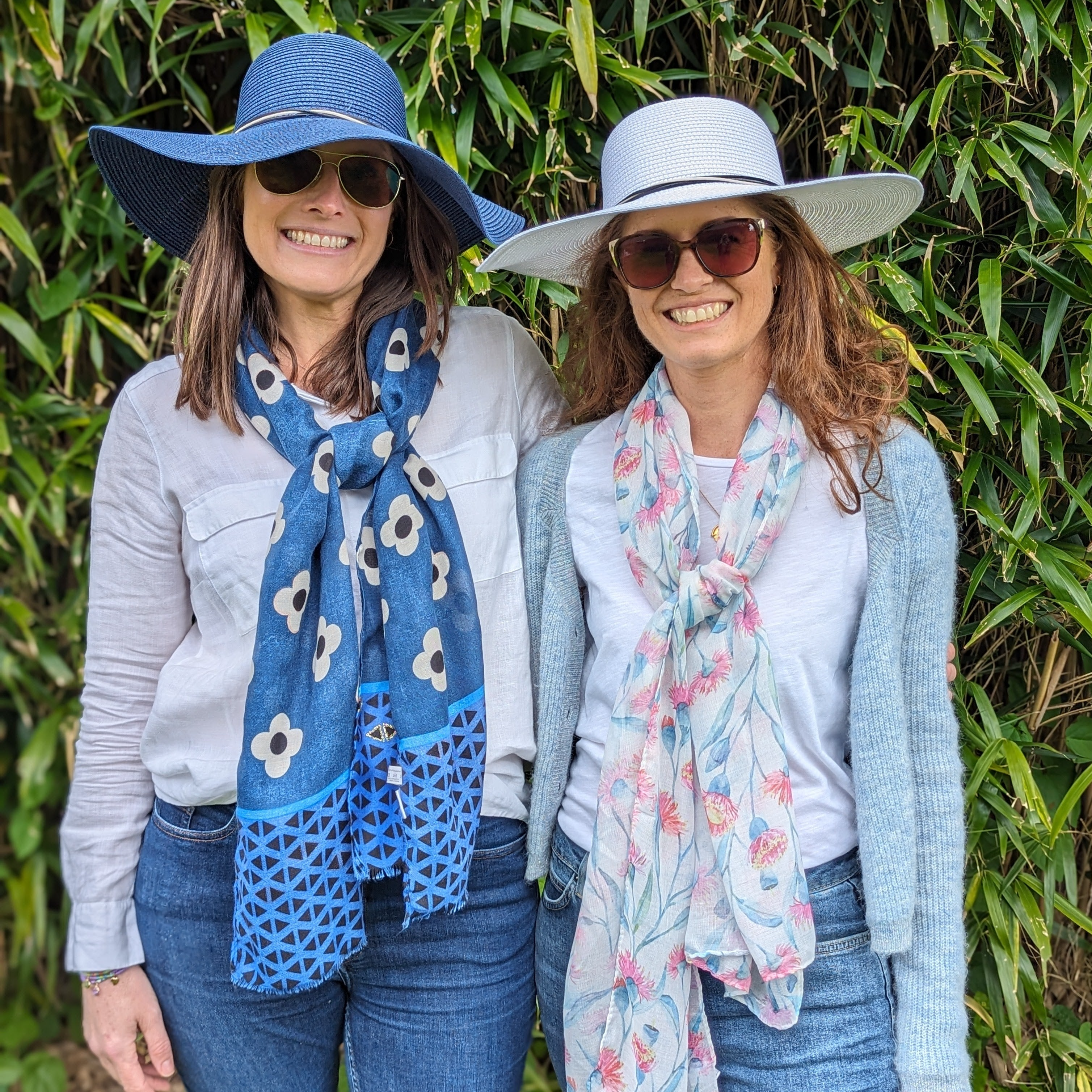 Pastel Carnation Scarf - Soft Floral Print Fashion Scarf for Women (50x180cm) - Perfect for Spring Outfits, Office Wear & Gift Giving