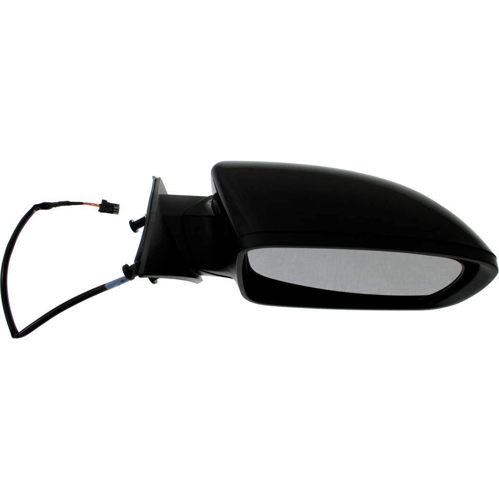 2011-2014 Dodge Charger Passenger Side Power Door Mirror Replacement - Paint to Match OEM CH1321331, 1MA46AXRAC, 1MA46AXRAD | Perfect for Auto Repair & Collision Replacement