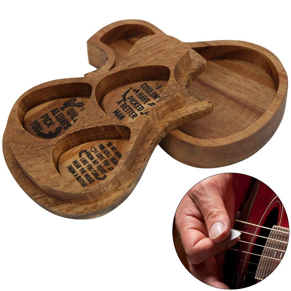 Keyren Portable Guitar Pick Set - Small & Durable Guitar Pick Storage Box for Guitarists | Perfect for Travel, Practice & On-the-Go Music Sessions