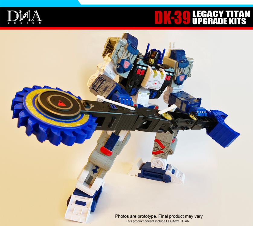 DNA Design DK 39 Upgrade Kit for Legacy Titan Metroplex - Transformers Action Figure Accessories for Collectors & Display Scenes