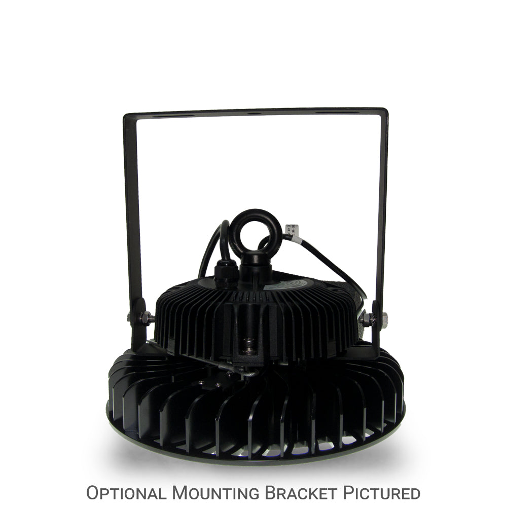 Konlite HB01 Series UFO LED High Bay Light - 150W, 120-277V, 22500 Lumens, 5000K Daylight White, 0-10V Dimmable (Replaces 400W Metal Halide) - Perfect for Warehouses, Factories & Gymnasiums