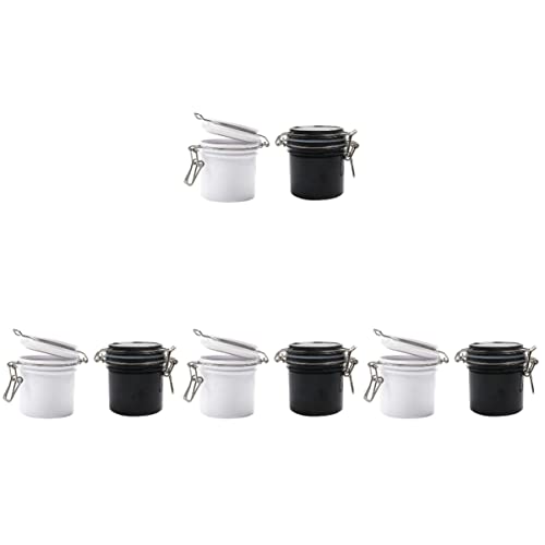 FRCOLOR 8 Pcs Eyelash Glue Storage Containers - Leakproof Lash Glue Jars for Professional & DIY Use - Perfect for Salon, Home, and Travel Makeup Kits
