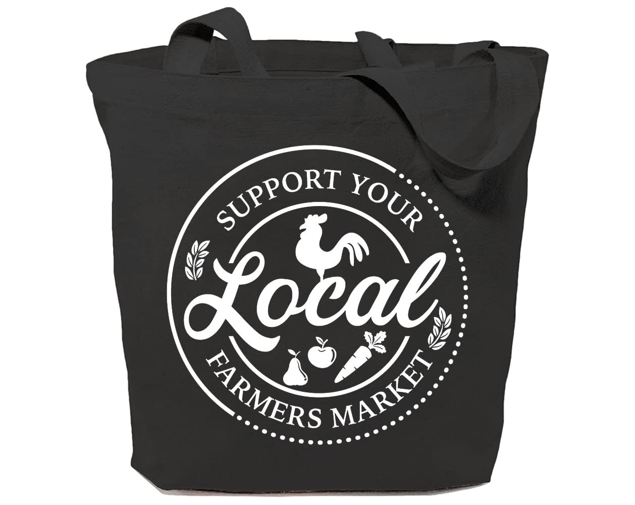 Eco-Friendly Canvas Tote Bag for Women - Reusable Grocery Shopping Bag with Stylish Design | Perfect for Farmers Market, Beach Trips & Daily Errands