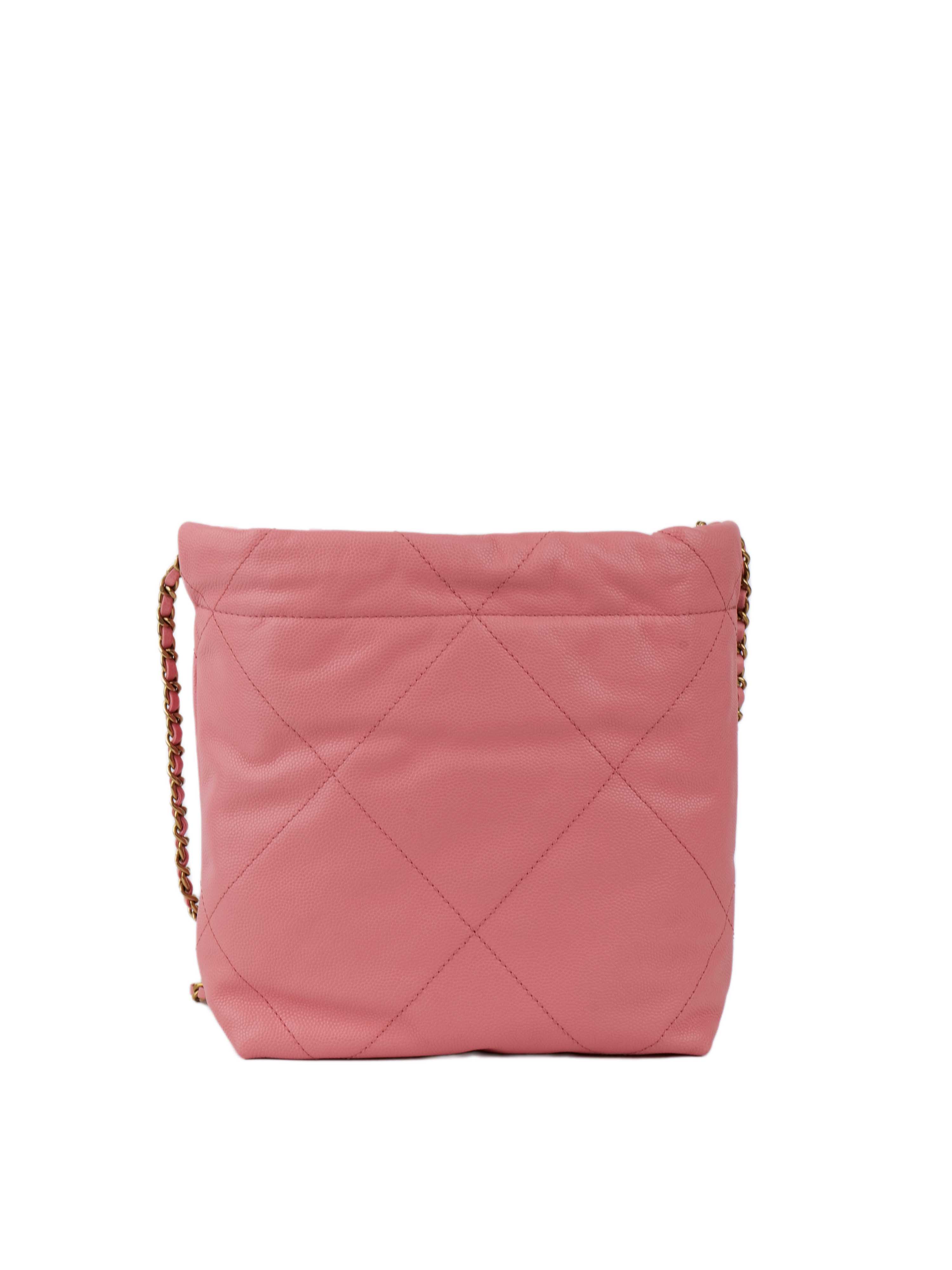 Chanel 22 Mini Shoulder Bag in Pink | Luxury Designer Crossbody Purse for Women | Perfect for Date Night, Parties & Special Occasions