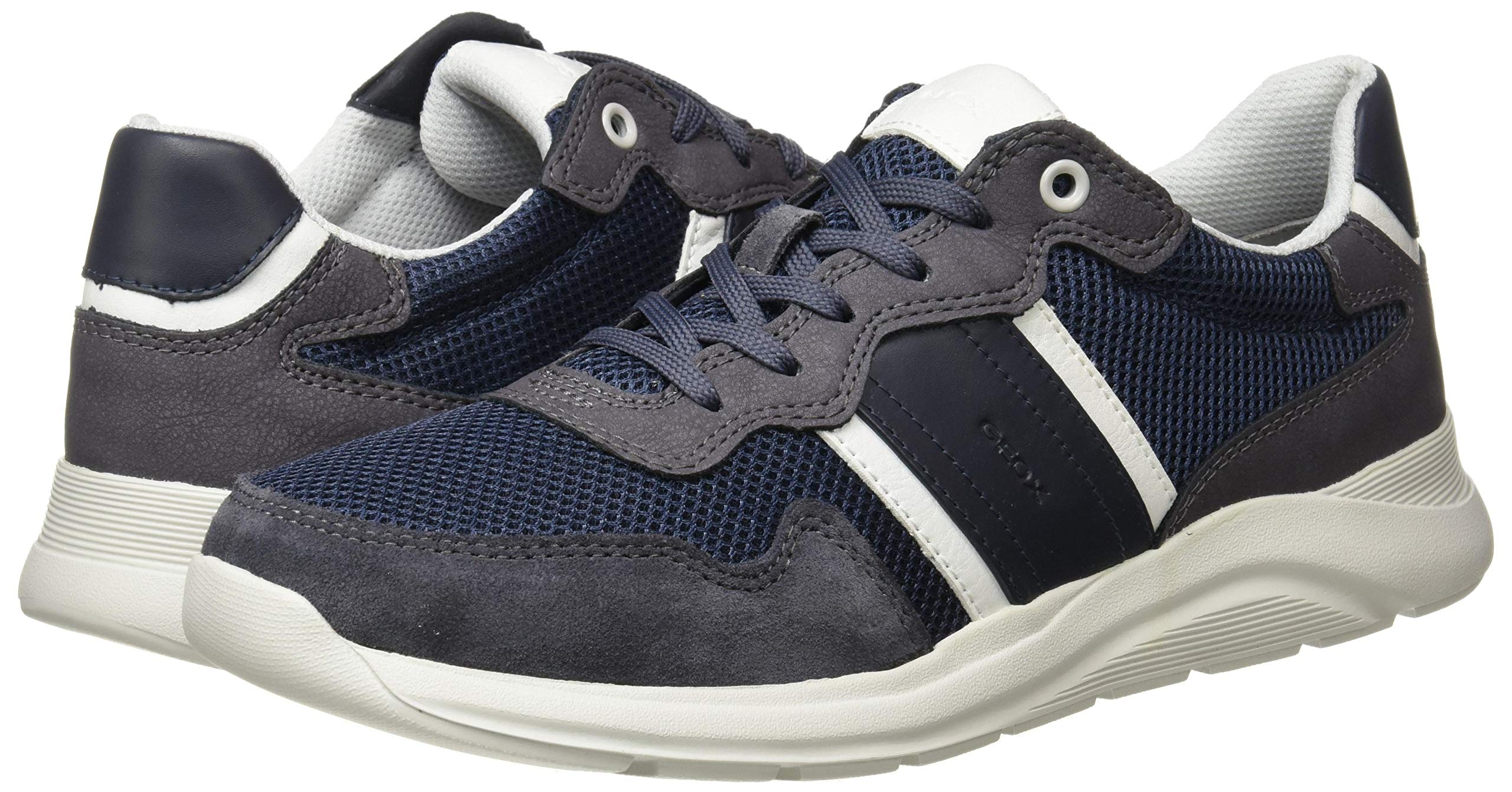 Geox U Damiano B Men's Sneakers - Breathable Comfort Shoes for Walking, Running & Casual Wear
