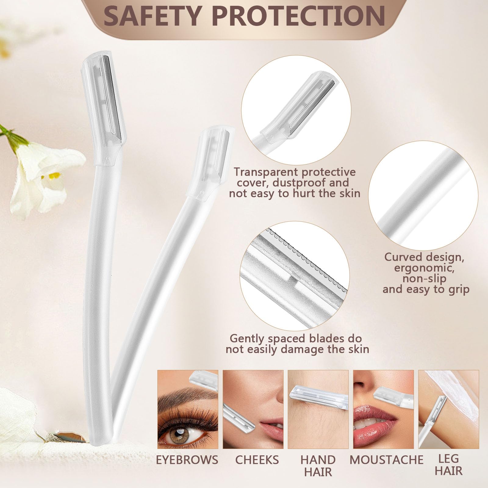 Professional Eyebrow Kit for Women & Men - Precision Trimming & Shaping Set with Eyebrow Scissors, Comb, Razor, Spoolie & Cleaning Brush | Perfect for Home Grooming, Salon Use & Travel Essentials