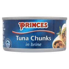 Princes Tuna Chunks in Brine - 185g (6.5oz) Canned Tuna, High Protein, Low Fat - Perfect for Salads, Sandwiches & Quick Meals