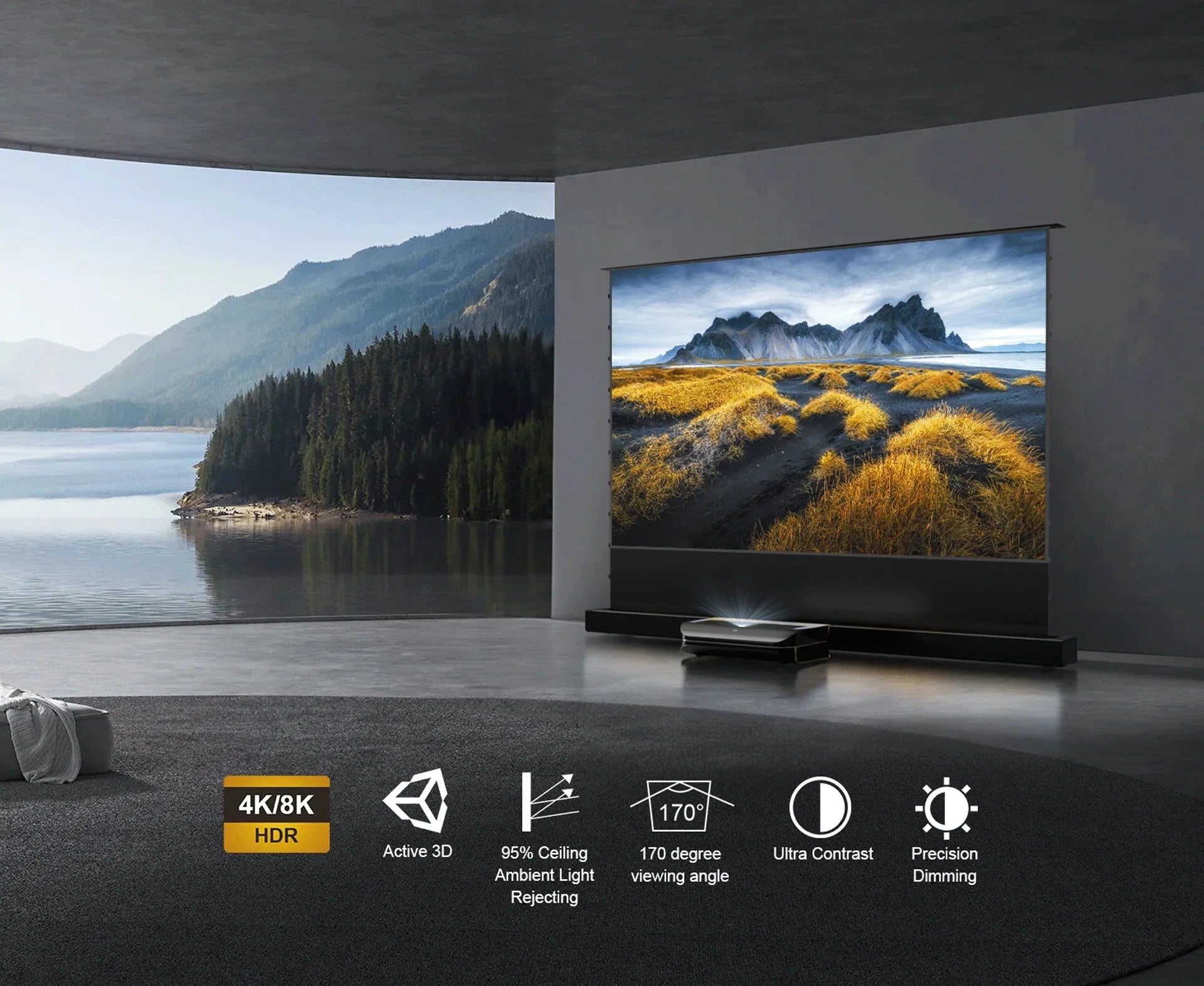 AWOL Vision LTV 3500 Pro Plus 100'' 120