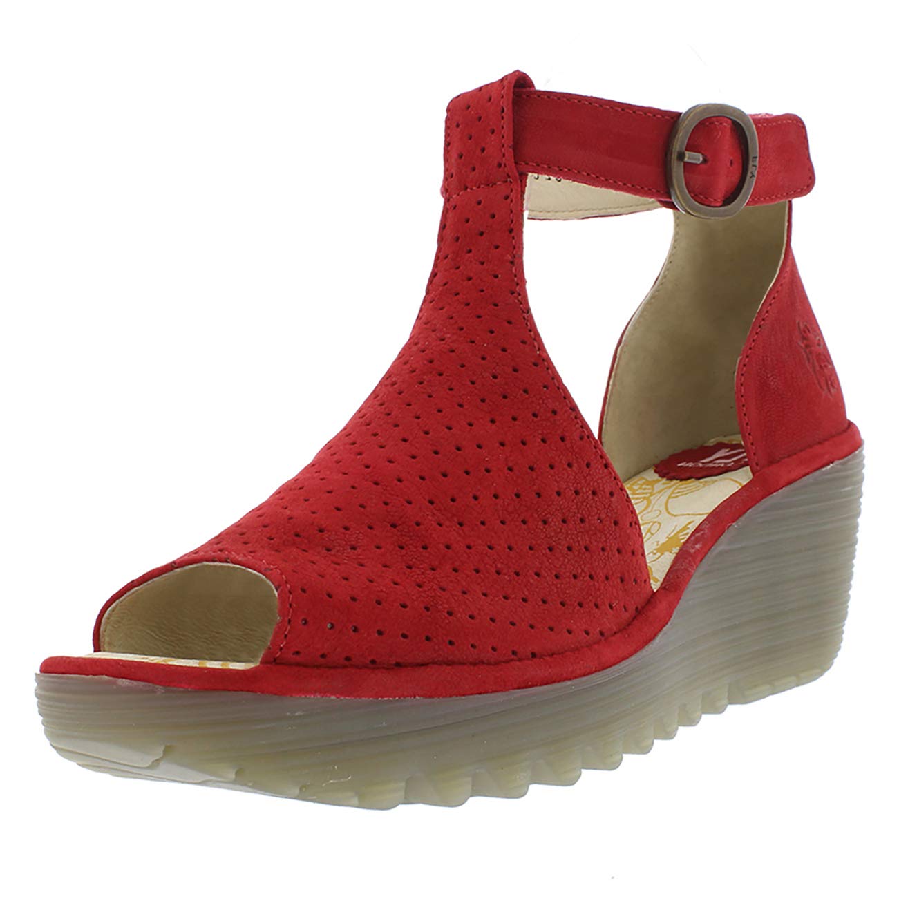Fly London Women's Comfortable Wedge Sandals with Open Toe - Stylish Summer Casual Shoes for Beach, Vacation & Everyday Wear