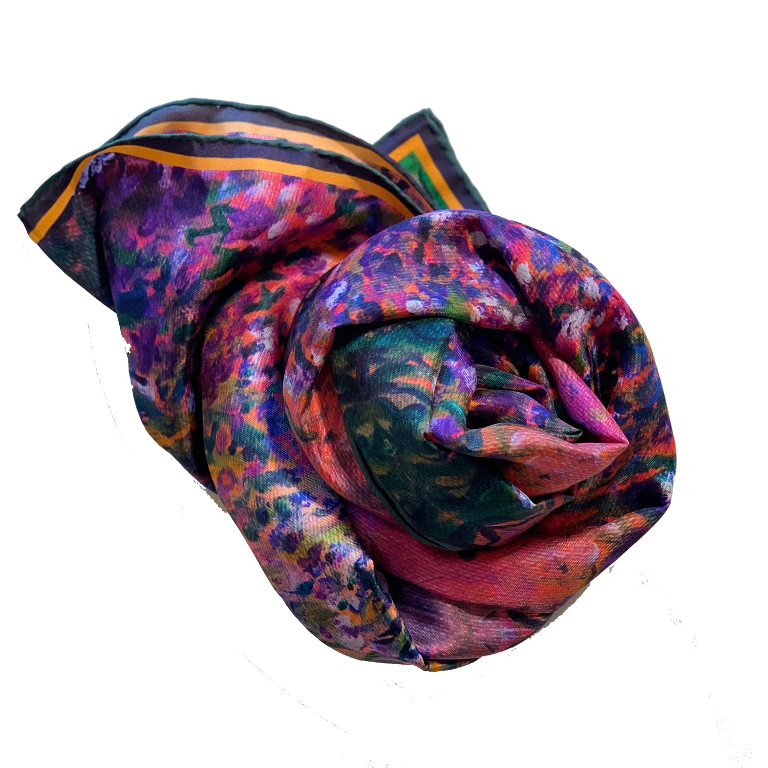 Elegant Lily Walk Long Silk Scarf for Women - Soft Luxury Fashion Accessory for Dresses, Coats & Evening Wear