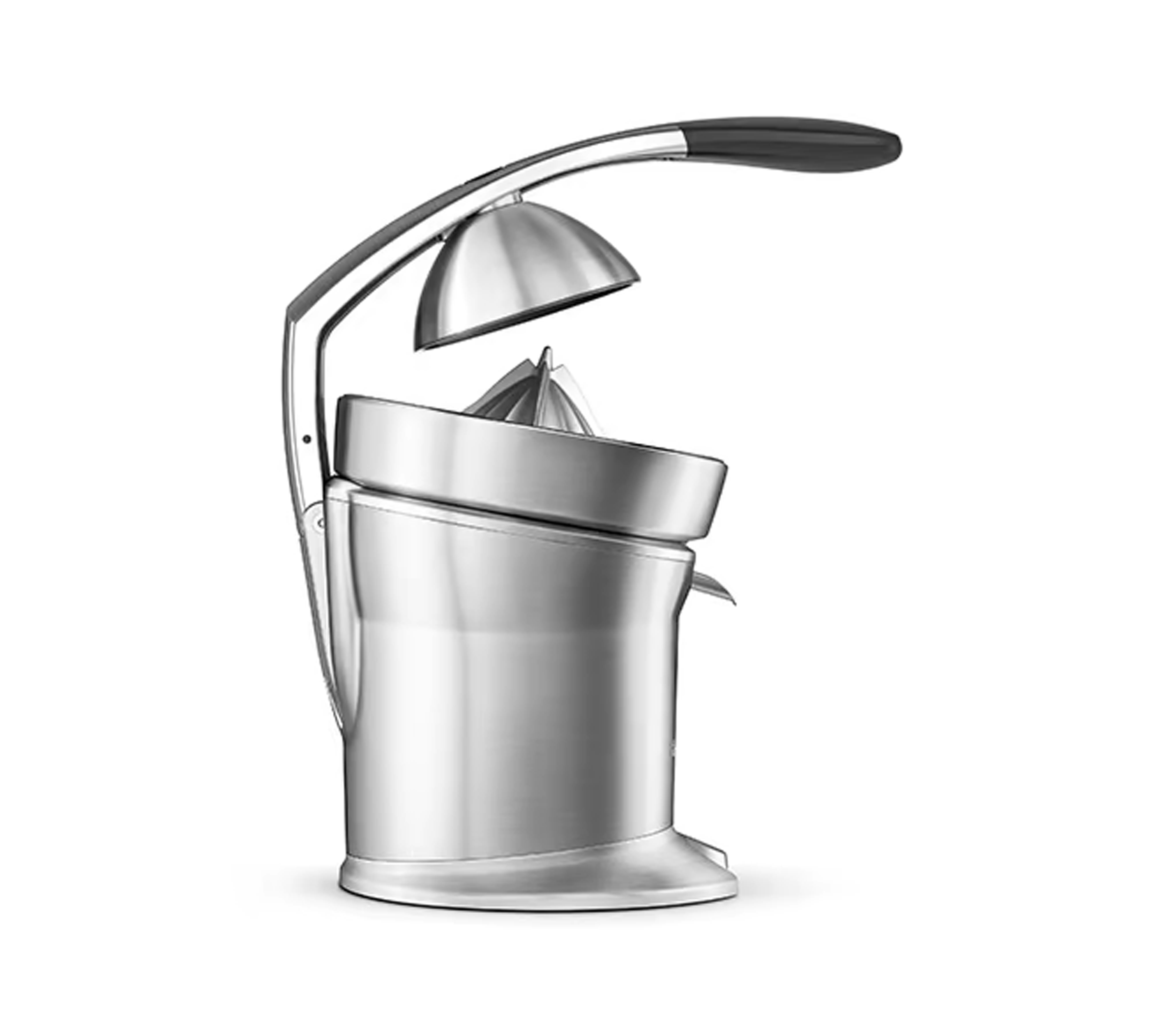 Breville BCP600SIL Citrus Juicer - Electric Orange Juice Extractor with Quiet Motor - Perfect for Breakfast, Healthy Drinks & Cocktail Making