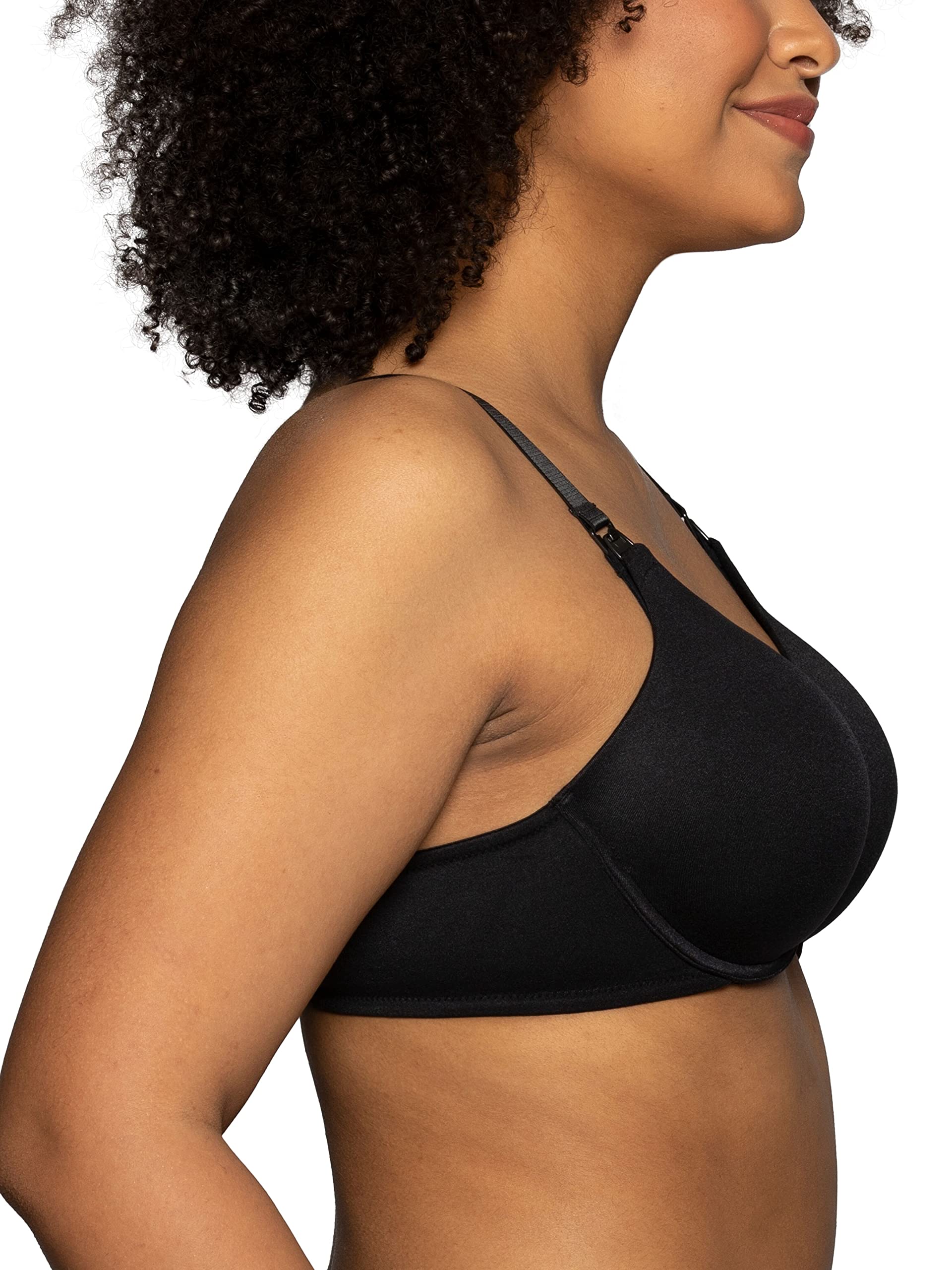 Vanity Fair Women’s Maternity Nursing Bras - Comfortable Front Clip Underwire Bra with Stretch Cups for Breastfeeding | Multipack Options | Perfect for Pregnancy, Nursing & Everyday Wear