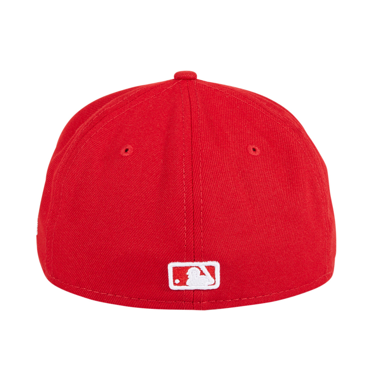 New Era 59Fifty Los Angeles Dodgers Fitted Hat - Red & White Baseball Cap for Men - Official MLB Snapback Hat for Sports Fans & Streetwear Fashion