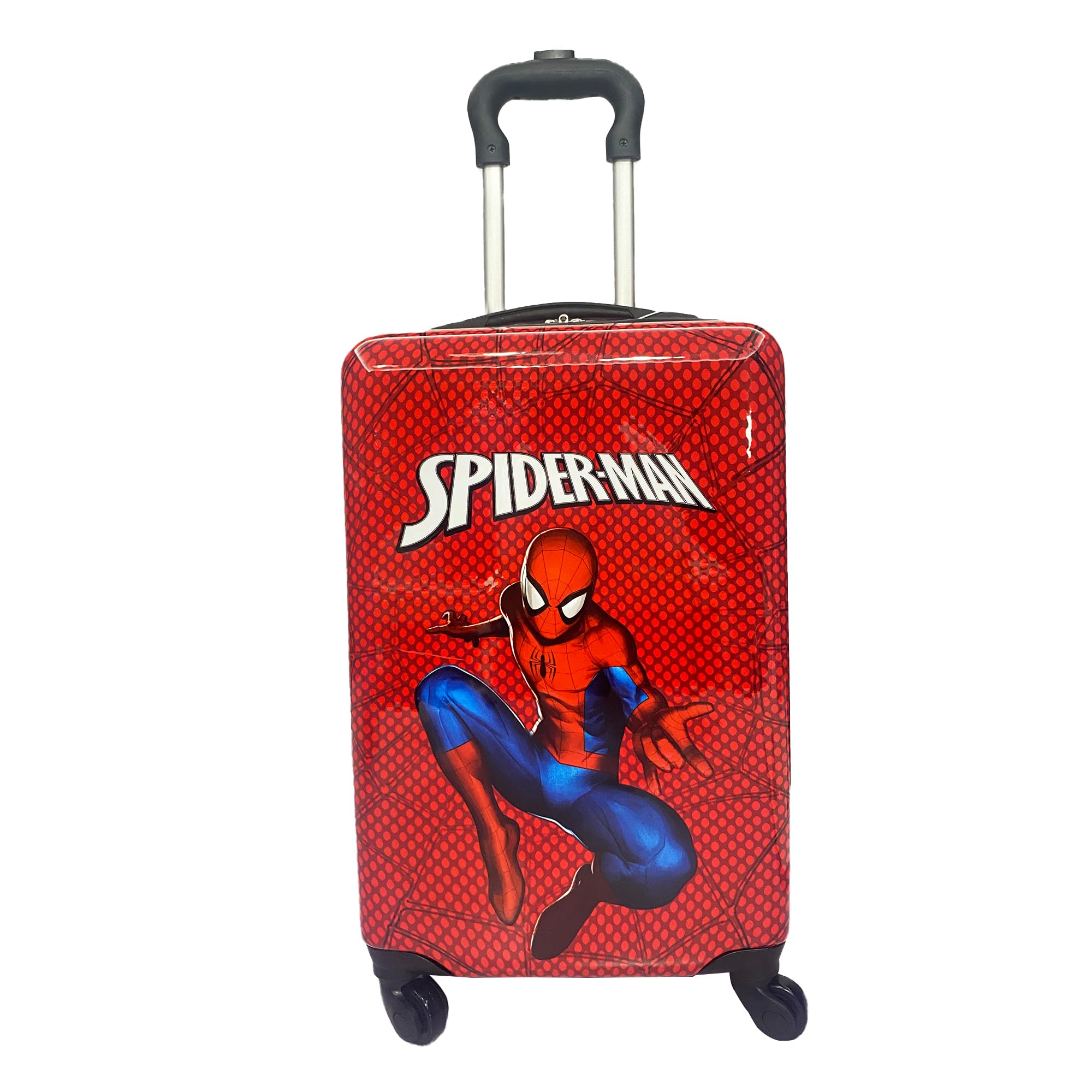 Spider-Man Kids Carry-On Luggage 20 Inch Hardside Suitcase - Lightweight Durable Tween Spinner Luggage for Air Travel, School Trips & Sleepovers | Toddler Travel Accessories