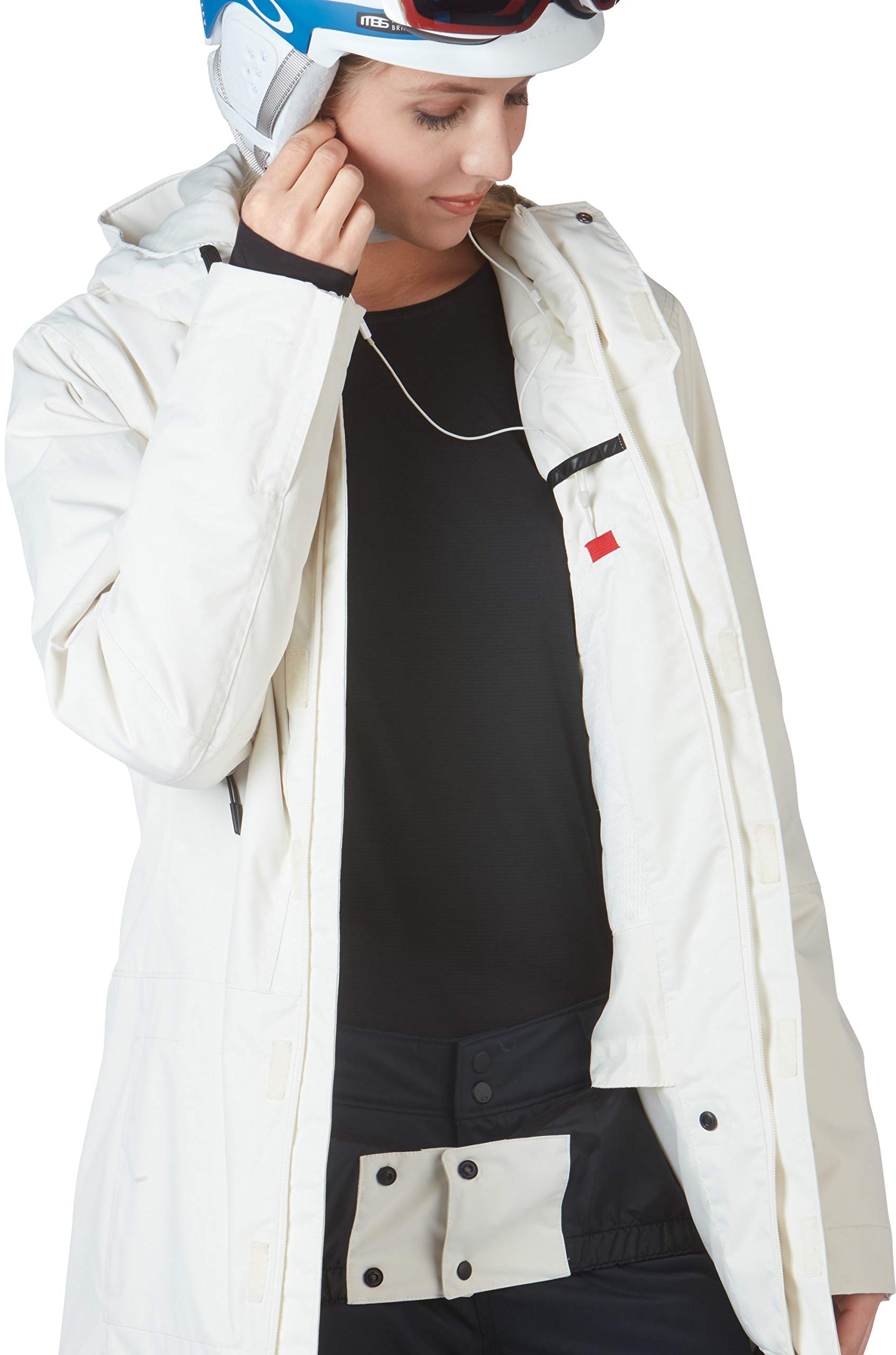 Oakley Moonshine Bzi 2.0 Jacket - Blackout - Small - Lightweight Waterproof Windbreaker for Outdoor Sports & Hiking