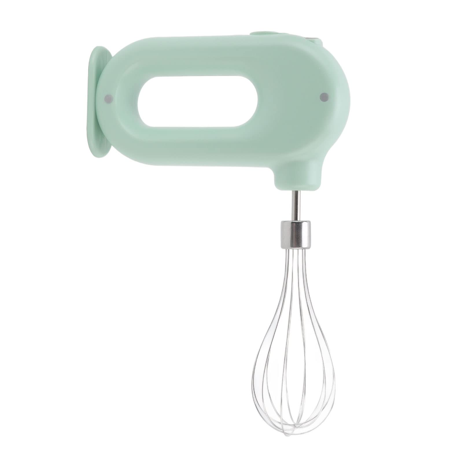 5V 20W Electric Hand Mixer - 3 Speed Anti-Slip Handle, Stainless Steel Milk Frother & Egg Beater for Baking, Cooking & Coffee Making | Perfect for Kitchen, Home & Professional Use (Green)