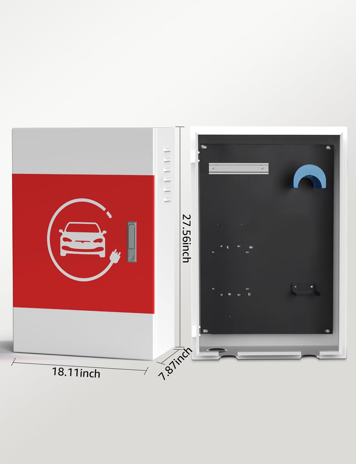 BMZX Tesla Wall Charger Box - Compatible with Tesla Wall Connector Gen 3 | Indoor/Outdoor EV Charger Enclosure with Cable Organizer | Waterproof & Dustproof Electric Vehicle Charging Solution for Home & Garage Use