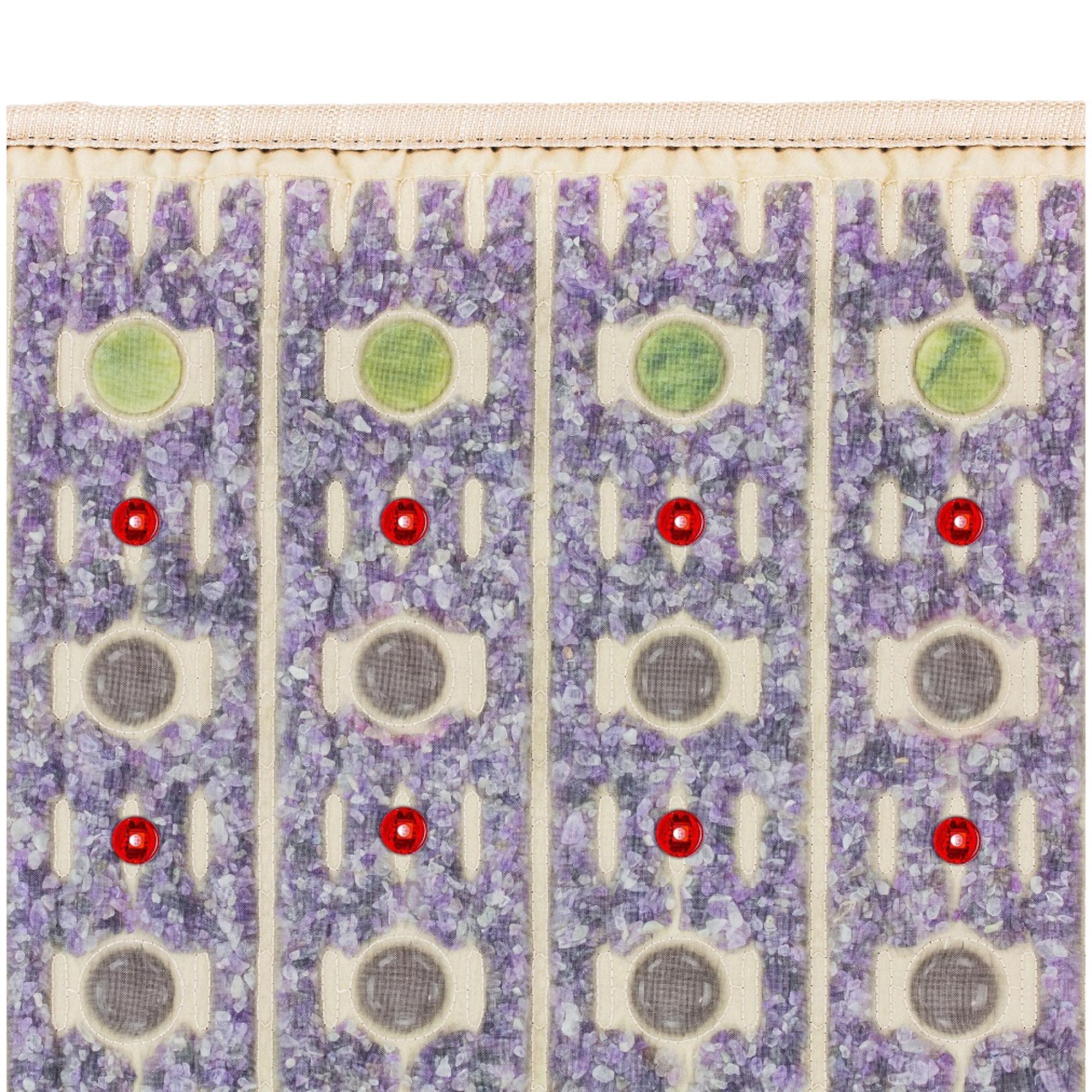 Premium Full-Sized TAJ Gemstone Yoga Mat with 5 Natural Healing Therapies - Perfect for Hot Yoga, Meditation & Home Workouts