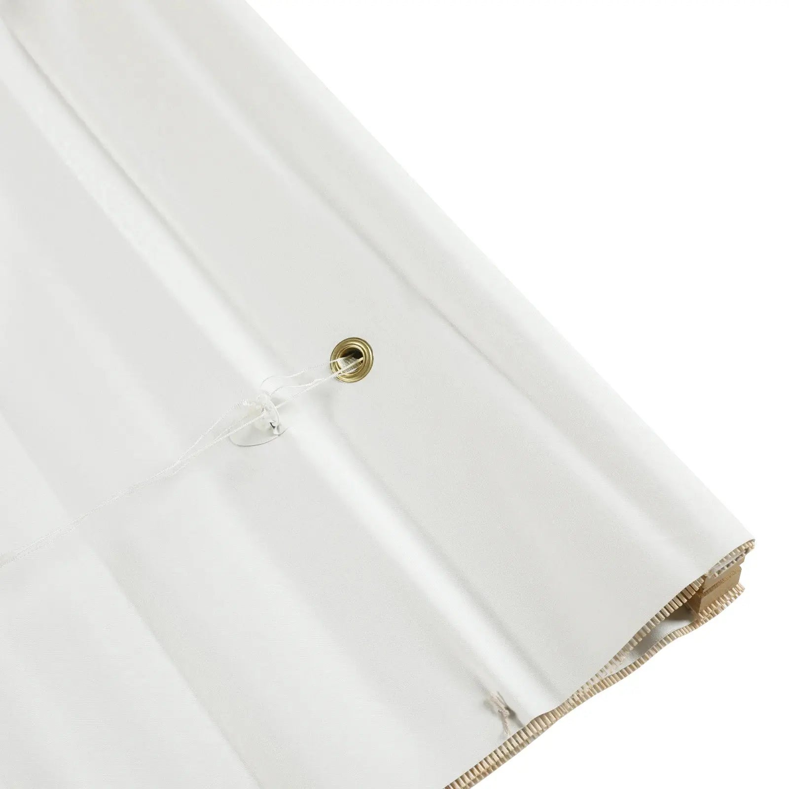 Sybil Bamboo Roman Shade - Natural Wall White Window Treatment for Living Room & Bedroom