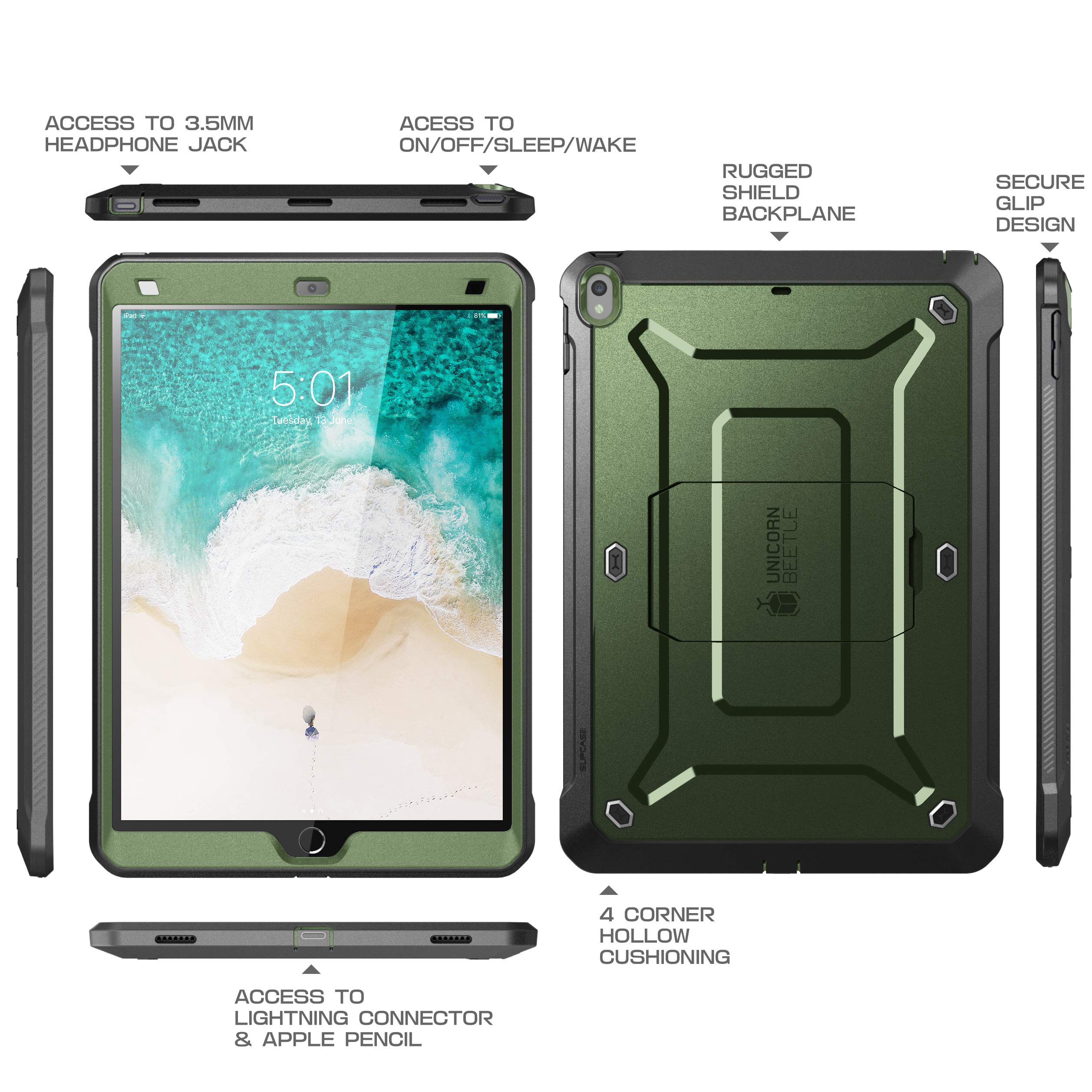 SUPCASE Unicorn Beetle Pro Rugged Case for iPad Air 3rd Gen 10.5