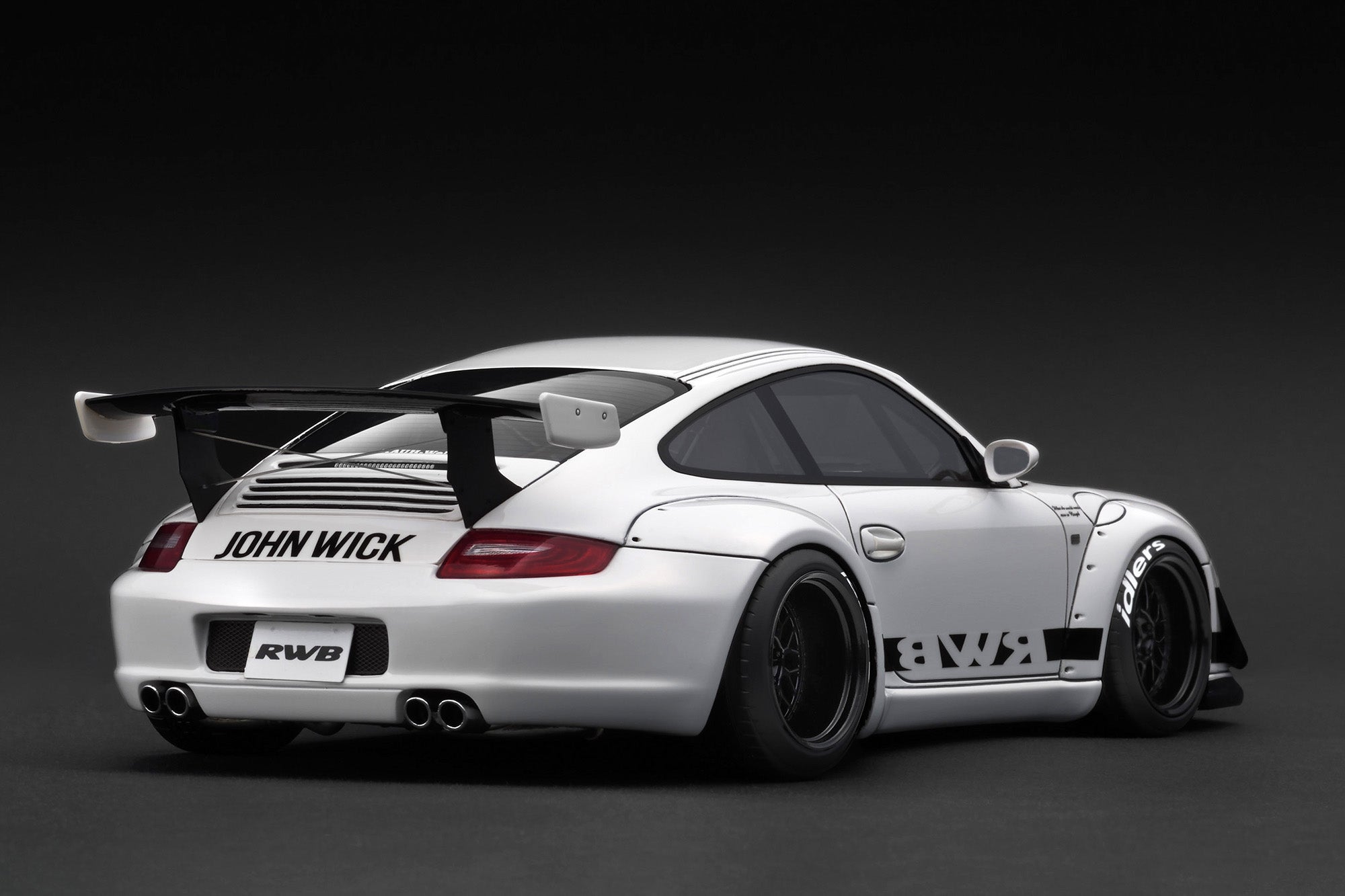 PREORDER - Ignition Model 1:18 Scale Porsche 997 GT3 RS Diecast Car in White - Collectible Display Model for Car Enthusiasts & Perfect Gift for Porsche Fans