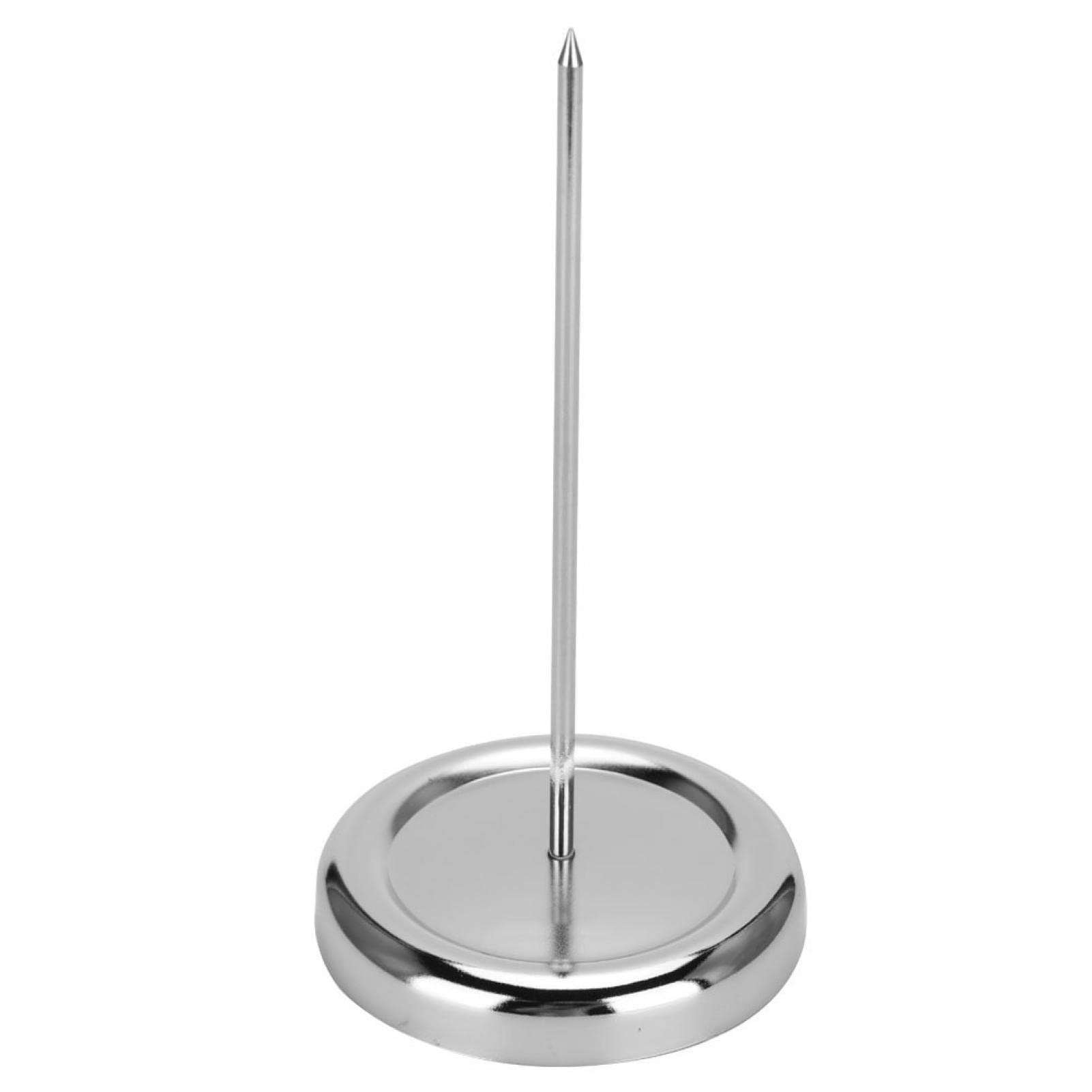 Stainless Steel Restaurant Receipt Holder - Bill Spike, Memo & Check Holder for Cashiers, Waiters (Perfect for Restaurants, Cafes, Retail Stores & Office Use)
