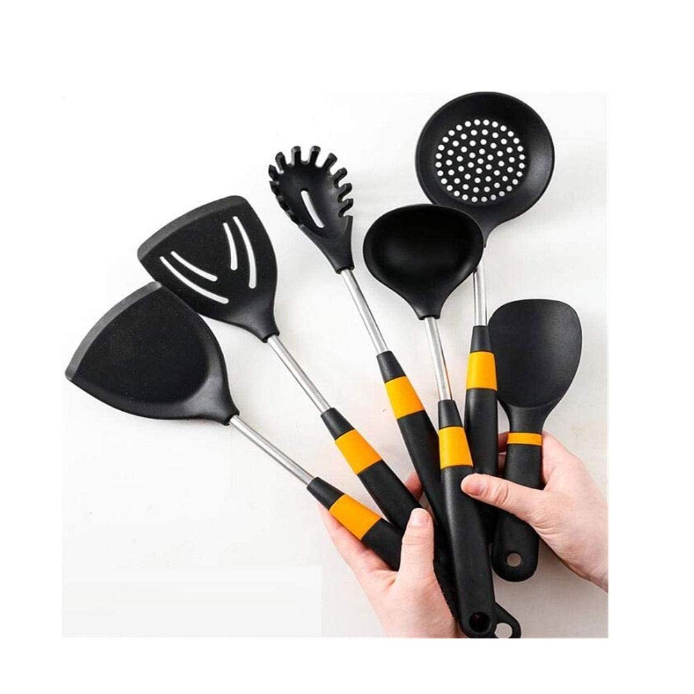 Premium Stainless Steel & Silicone Kitchen Utensil Set - 15-Piece Non-Stick Cooking Tools with Storage Box - Perfect for Baking, Frying, Sauteing & Everyday Cooking