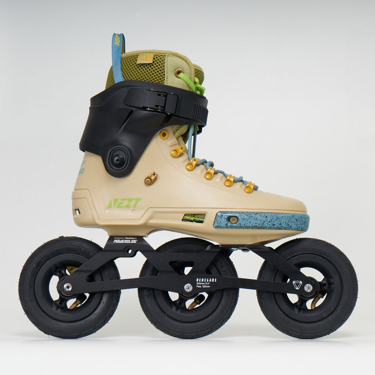 Powerslide Next Renegade Dustin Werbeski Pro 125 Aggressive Inline Skates - High Performance Urban & Park Skating for Adults