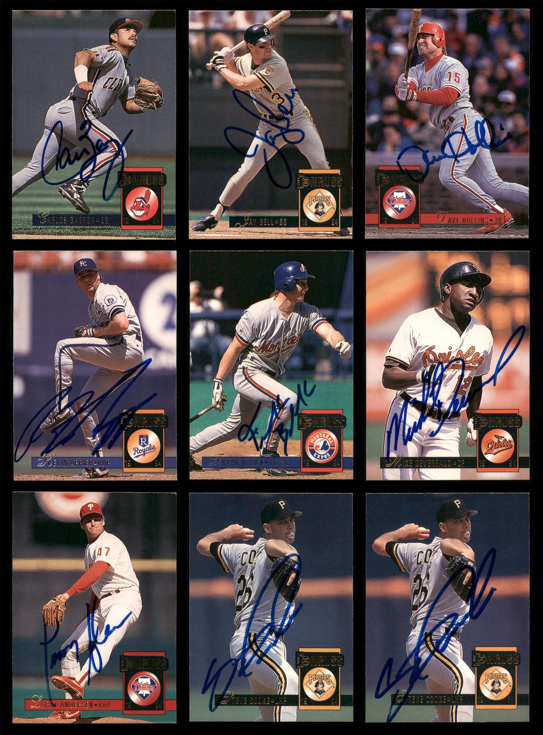 1994 Donruss Baseball Autographed Cards Lot of 85 - PSA Graded MLB Collectible Trading Cards for Sports Memorabilia Collections & Investment