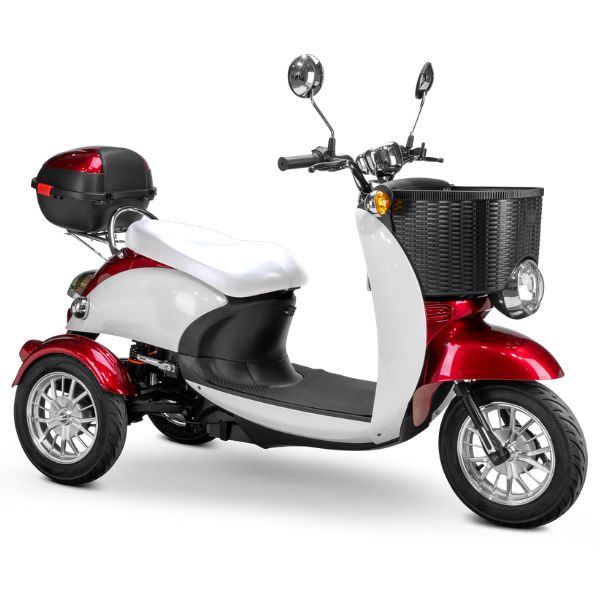 Premium Supreme 3-Wheel Mobility Scooter for Adults - Lightweight Electric Scooter with Long Battery Life - Ideal for Shopping, Travel & Outdoor Activities