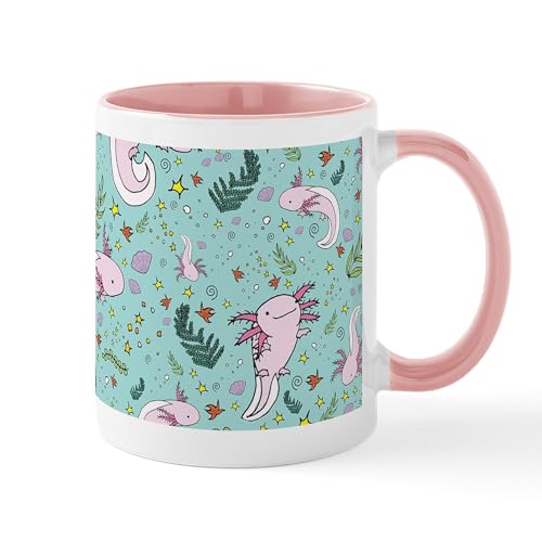 White/Pink Inside - Axolotls Mugs
