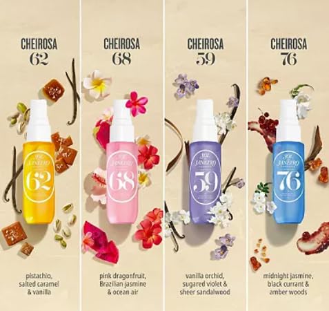 Sol de Janeiro Brazilian Crush Perfume Mist Travel Size Set - Limited Edition Tropical Scent for Vacation, Beach & Summer Days