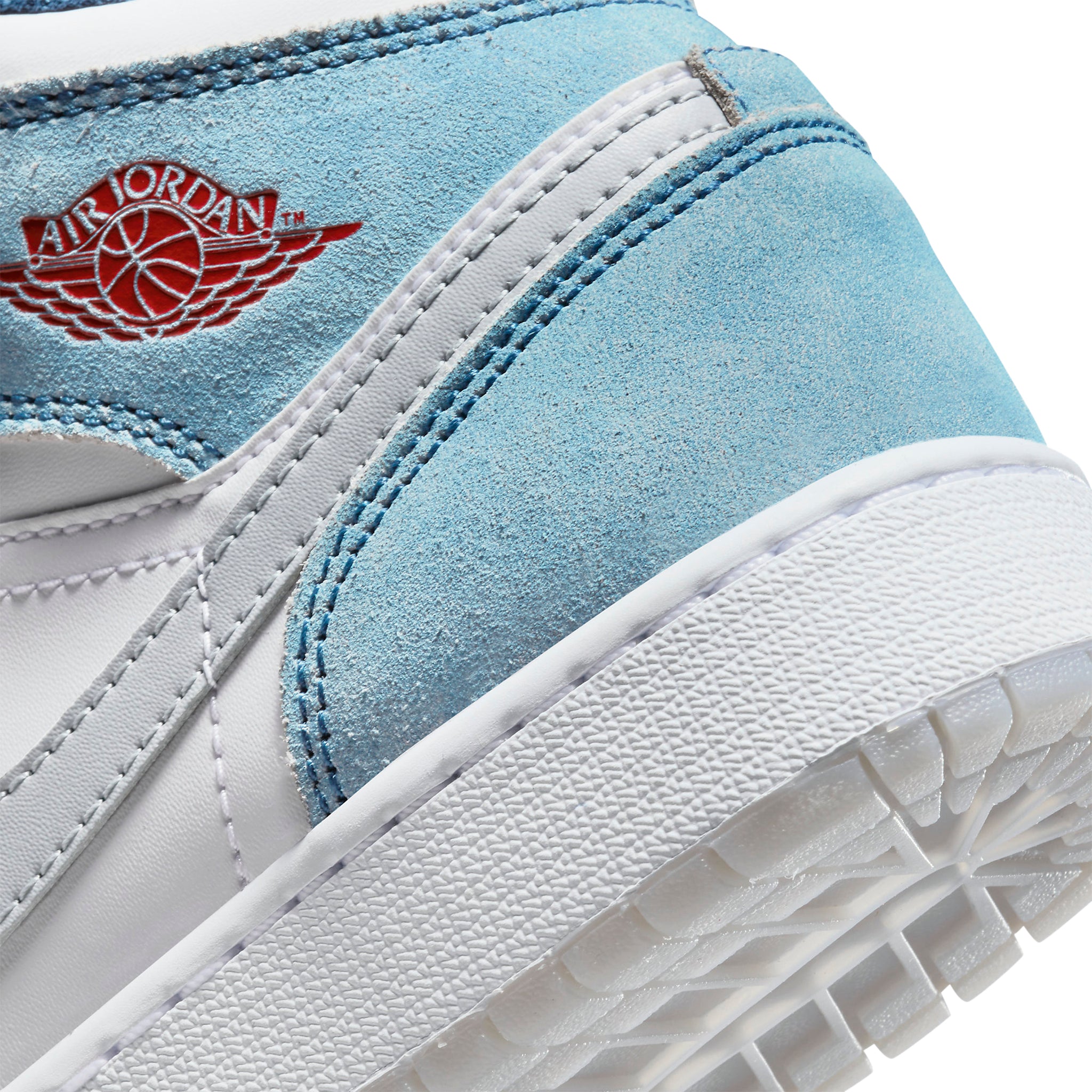 Air Jordan 1 Mid SE French Blue Light Steel Sneakers for Girls - Retro Basketball Shoes for Casual Wear & Street Style Fashion