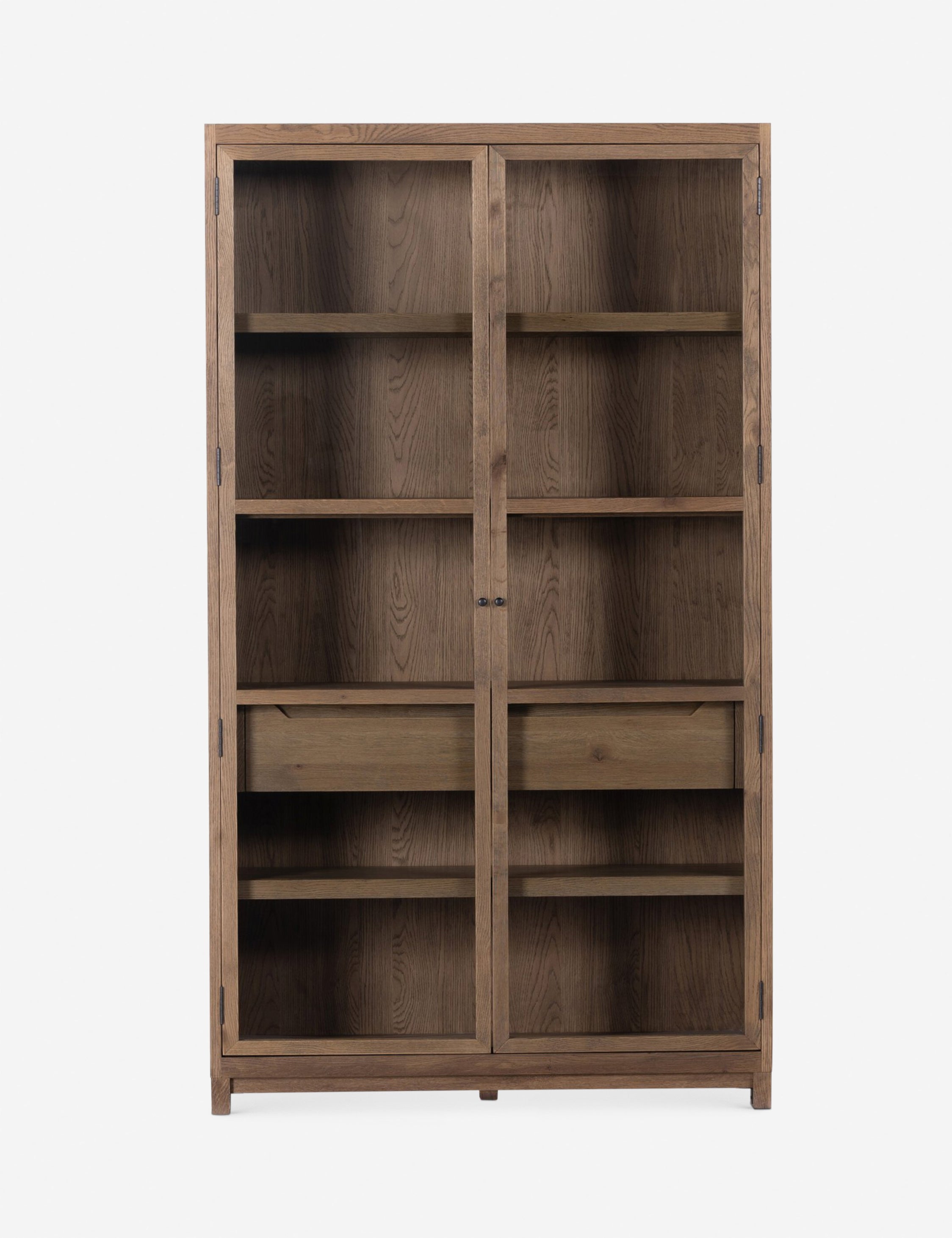 Stylish Carly Curio Cabinet - Glass Display Case for Collectibles & Home Decor - Perfect for Living Room, Dining Room, or Office Showcase