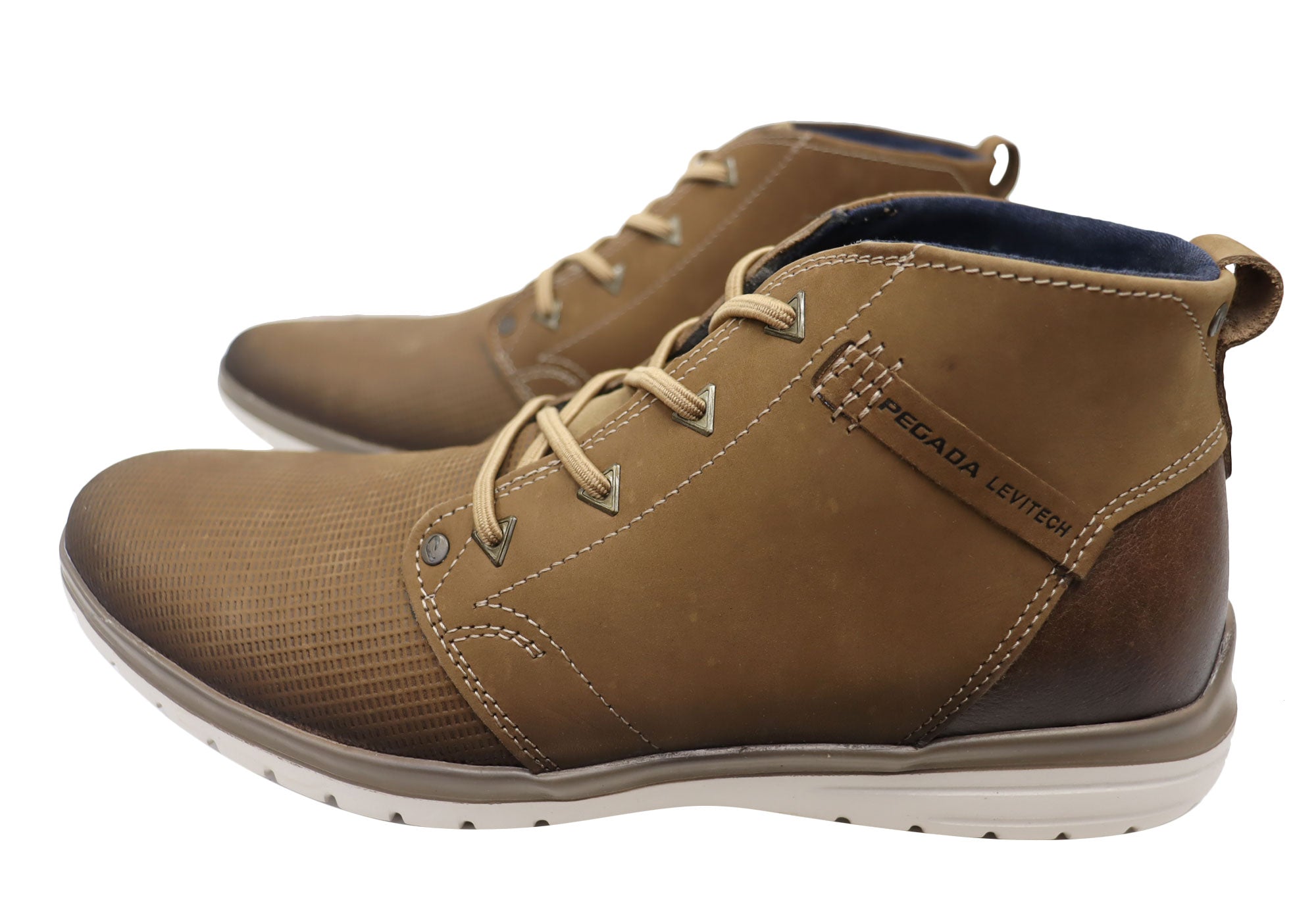 Pegada Jetta Men's Comfortable Leather Boots - Handmade in Brazil - Durable & Stylish for Casual Wear, Work & Outdoor Activities