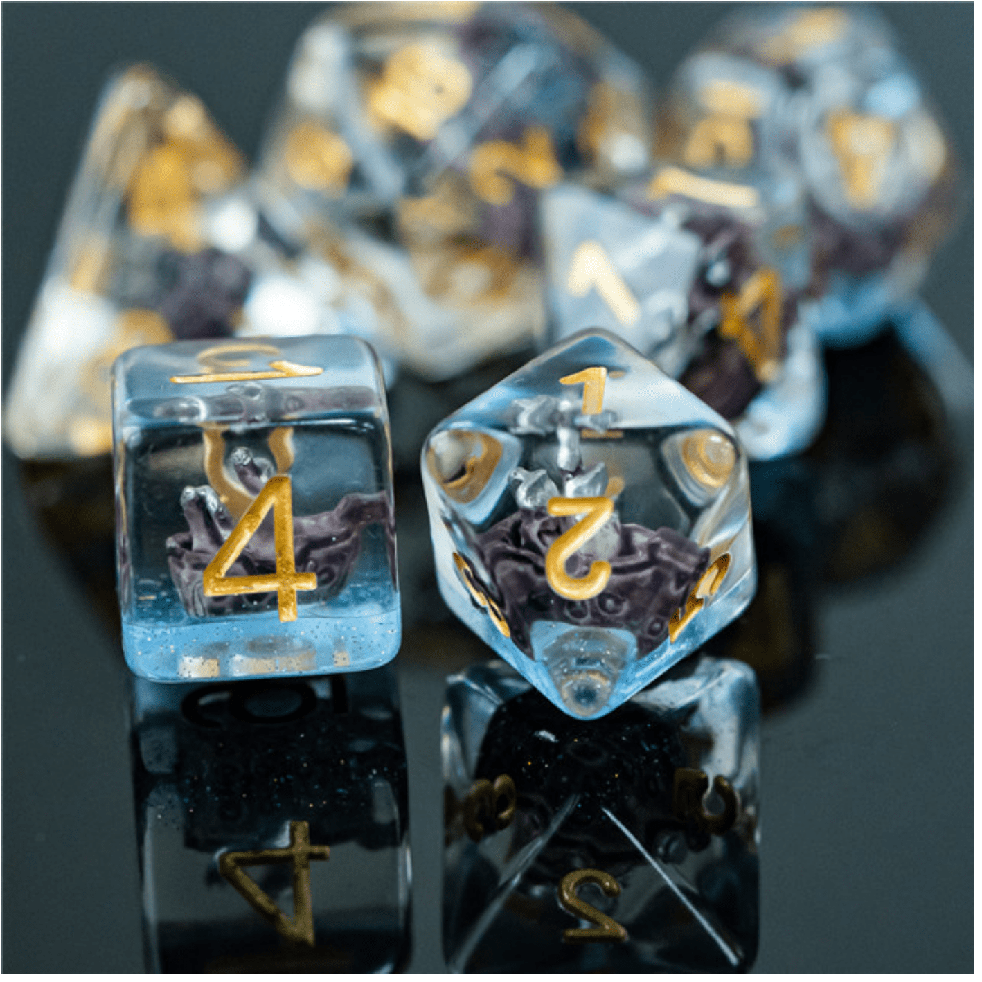 7-Piece RPG Dice Set for Tabletop Games - Perfect for Dungeons & Dragons, Pathfinder & Roleplaying Adventures