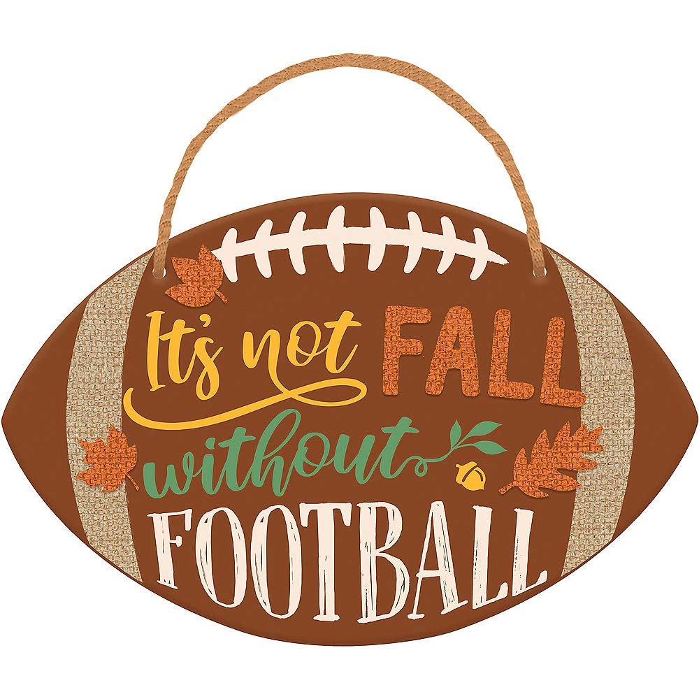 Fall & Thanksgiving Party Supplies - Autumn Football Decorations for Seasonal Gatherings, Home Decor & Game Day Celebrations