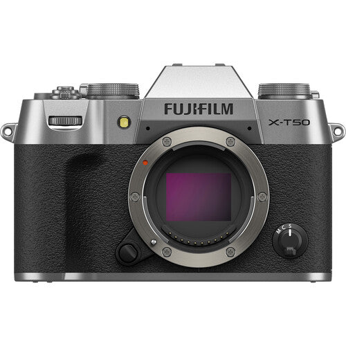 FUJIFILM X-T50 Mirrorless Digital Camera (Silver) - Compact & Lightweight for Travel, Street Photography & Vlogging