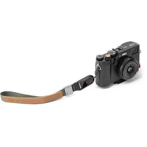 Peak Design Cuff Camera Wrist Strap - Secure & Adjustable Camera Hand Strap for DSLR/Mirrorless Cameras (Sage Green) | Perfect for Travel, Hiking & Outdoor Photography