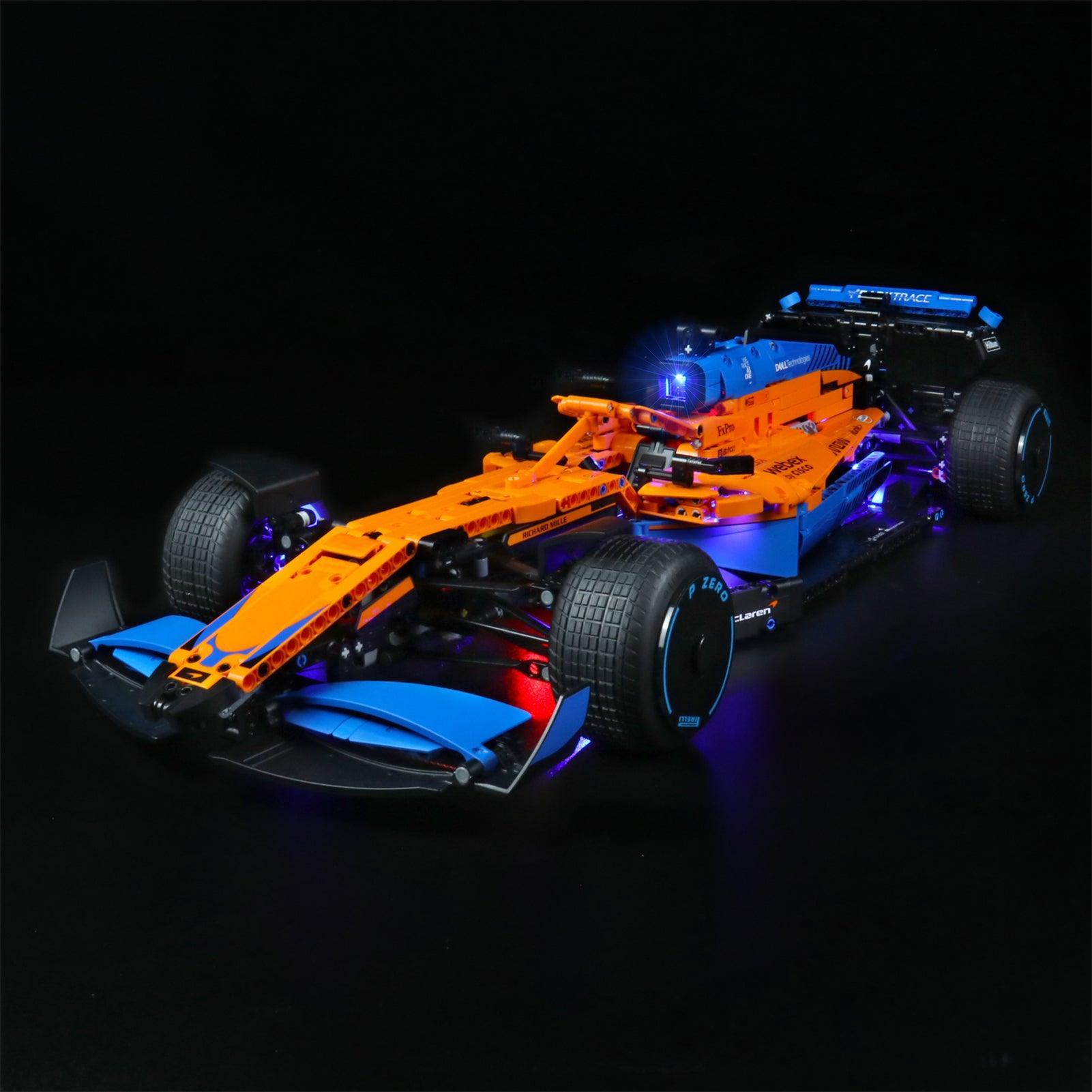 LEGO Technic McLaren Formula 1 Race Car Display Frame - Wall Mounted Showcase for 42141 Model - Perfect for Home Office, Game Room & Collector's Display